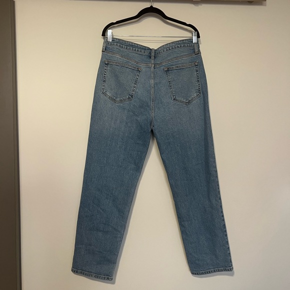 Fashion Nova Summer Sky High Waist Slim Straight Leg Jeans - Medium Wash NWT - Picture 3 of 5